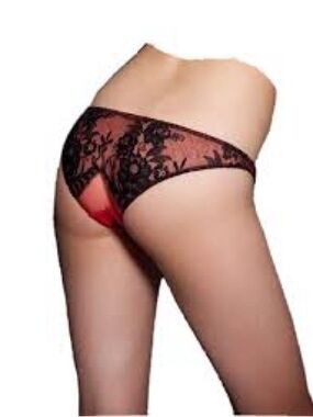 NWT Agent Provocateur AMELIAH brief Black & Red Size 2/S